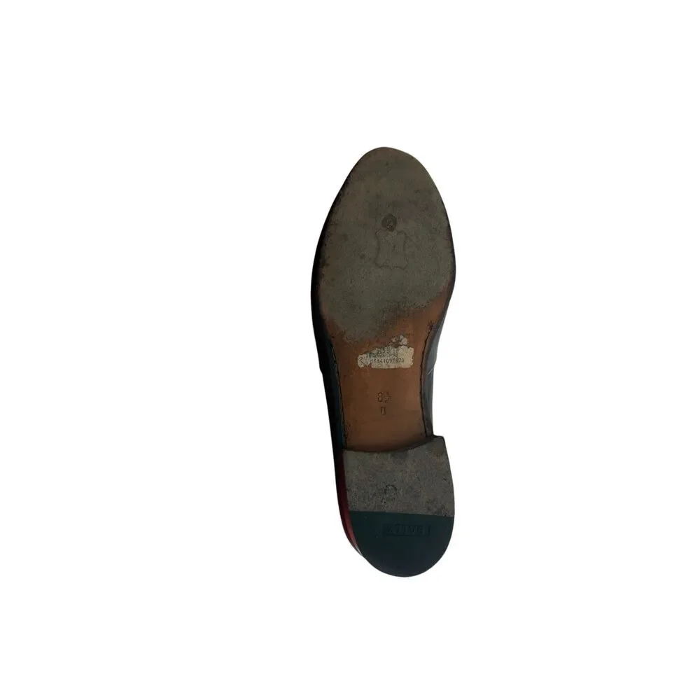 Bally of Switzerland Kiltie Buffalo Leather Tassel Loafers